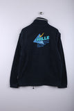 Vintage 90's Nike Hille Zipper Jacket Black - Fleece