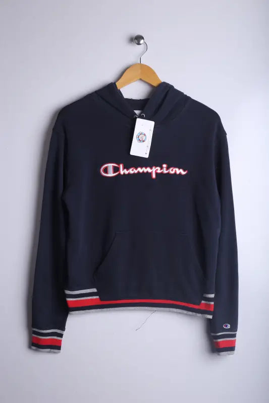 Vintage 90's Champion Hoodie Navy - Cotton