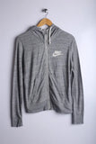 Vintage 00's Nike Zipper Hoodie Grey - Cotton