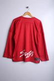 Vintage First Star Hockey Jersey Red - Knit Polyester