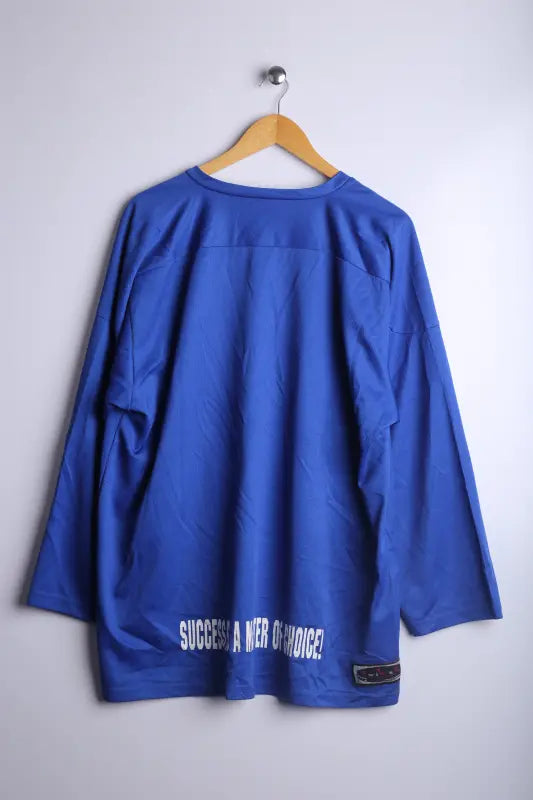 Vintage Sports Jersey Blue - Knit Polyester