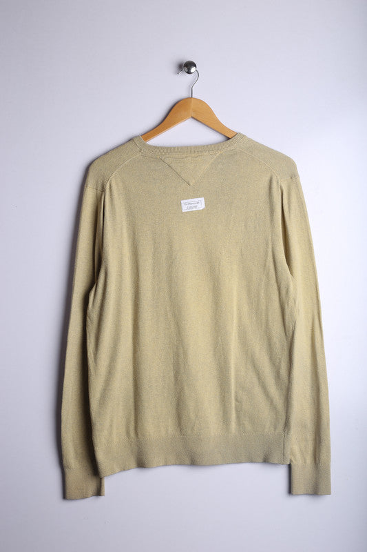 Vintage 90's Tommy Hilfiger Sweater Mustard - Cotton