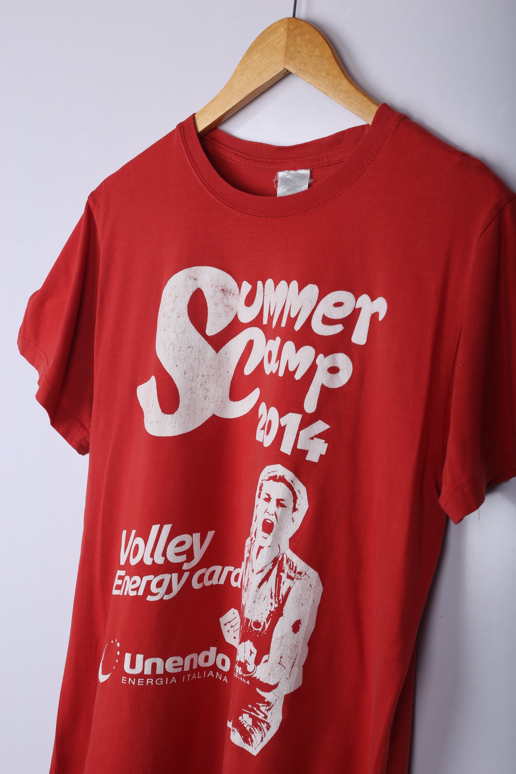 Vintage Sted Man Graphic Tee Red
