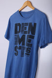 Vintage Tom Tailor Graphic Tee Blue Large
