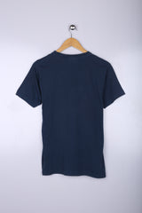 Vintage Radio Graphic Tee Navy Small