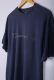 Vintage 90's Champion Tee Navy Large
