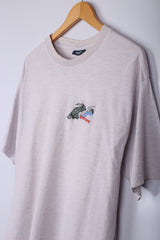 Vintage Whale Graphic Tee off white X Large