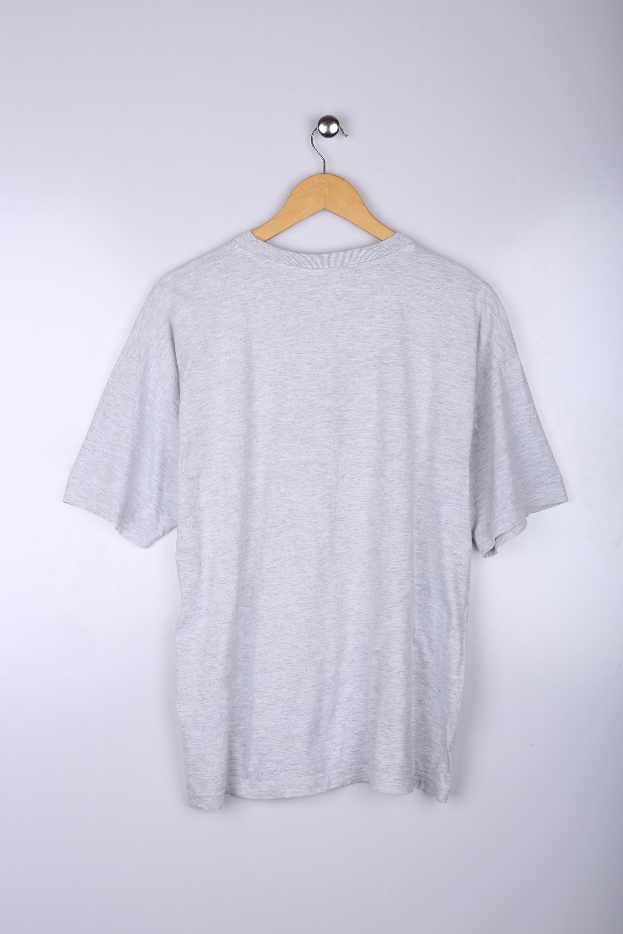 Vintage Whale Graphic Tee Grey X Large