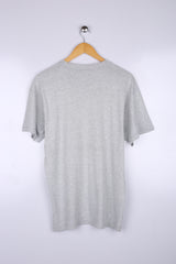 Vintage Zebra Graphic Tee Grey  Large