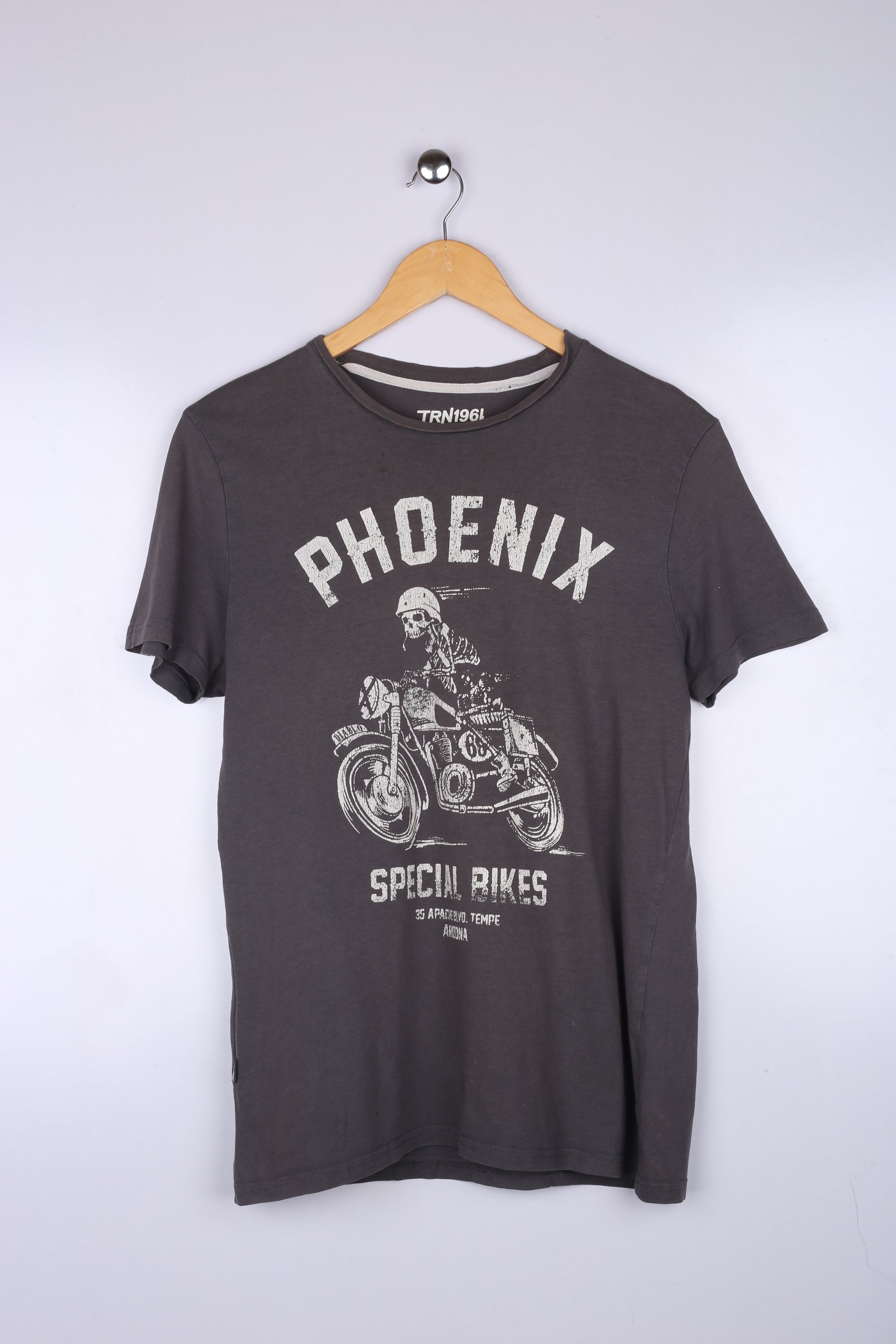 Vintage Phoenix Bikes Graphic Tee Grey