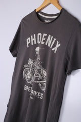 Vintage Phoenix Bikes Graphic Tee Grey