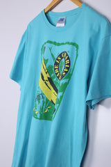 Vintage GHK Graphic Tee Blue Large