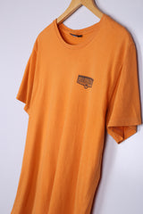 Vintage Below Zero Switzerland Graphic Tee Orange