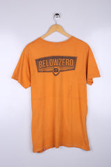 Vintage Below Zero Switzerland Graphic Tee Orange