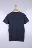 Vintage Jack and Jone Graphic Tee Navy Medium