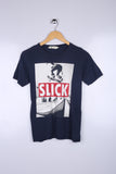 Vintage H&M Graphic Tee Navy Small