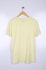 Vintage Russel Athletic Graphic Tee Yellow Medium