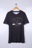 Vintage Tom Tailor Graphic Tee Grey X Large