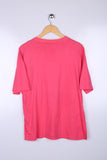 Vintage Too Sexy Graphic Tee Pink Large