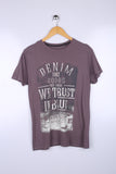 Vintage John Pascal Denim Tee Brown Medium