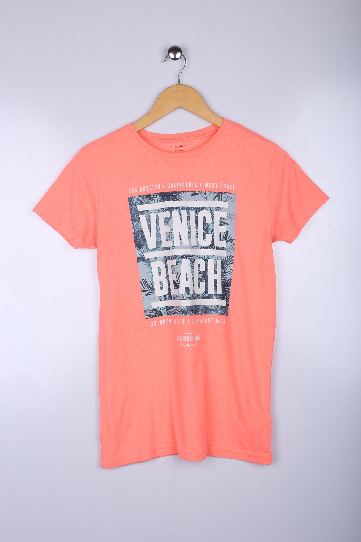 Vintage Primark Venice Graphic Tee Pink Small