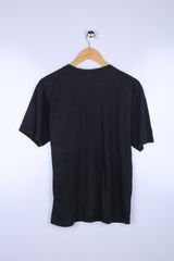 Vintage Hindi Graphic Tee Black Small