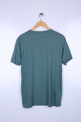 Vintage Blowin Graphic Tee Jade Green Medium