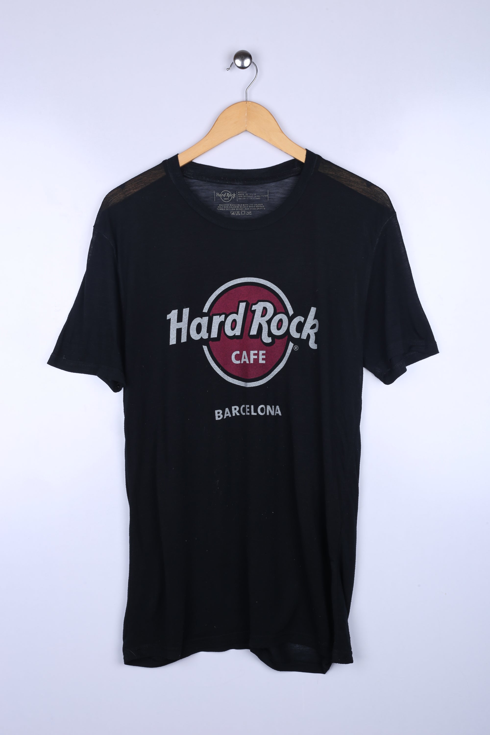 Vintage Hard Rock Café Graphic Tee Black X Large