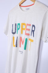 Vintage Pull & Bear Tee White Small