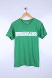 Vintage Vans Graphic Tee Green Small