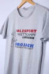 Vintage Eurojack Graphic Tee Grey Medium