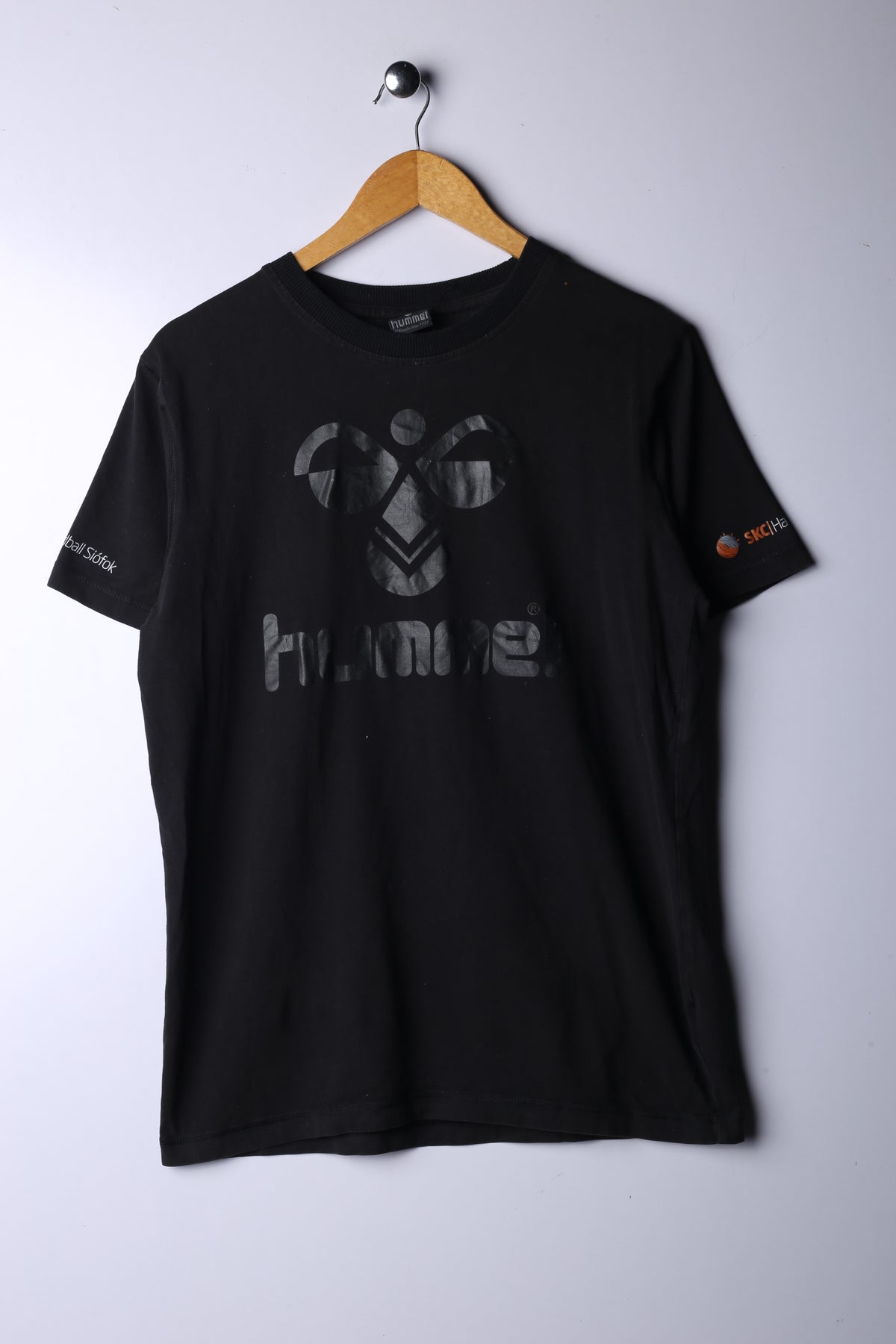 Vintage 90's Hummel Tee Black - Cotton