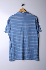 Vintage 90's GAP Polo Tee Blue - Cotton