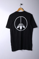 Vintage 90's Adidas Tee Black - Cotton