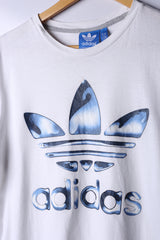 Vintage 90's Adidas Tee White - Cotton