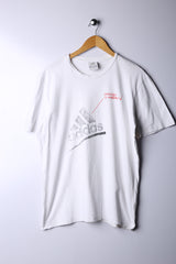 Vintage 90's Adidas Tee White - Cotton