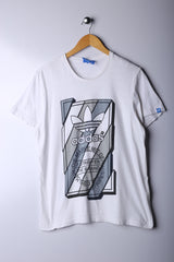 Vintage 90s Adidas Tee White